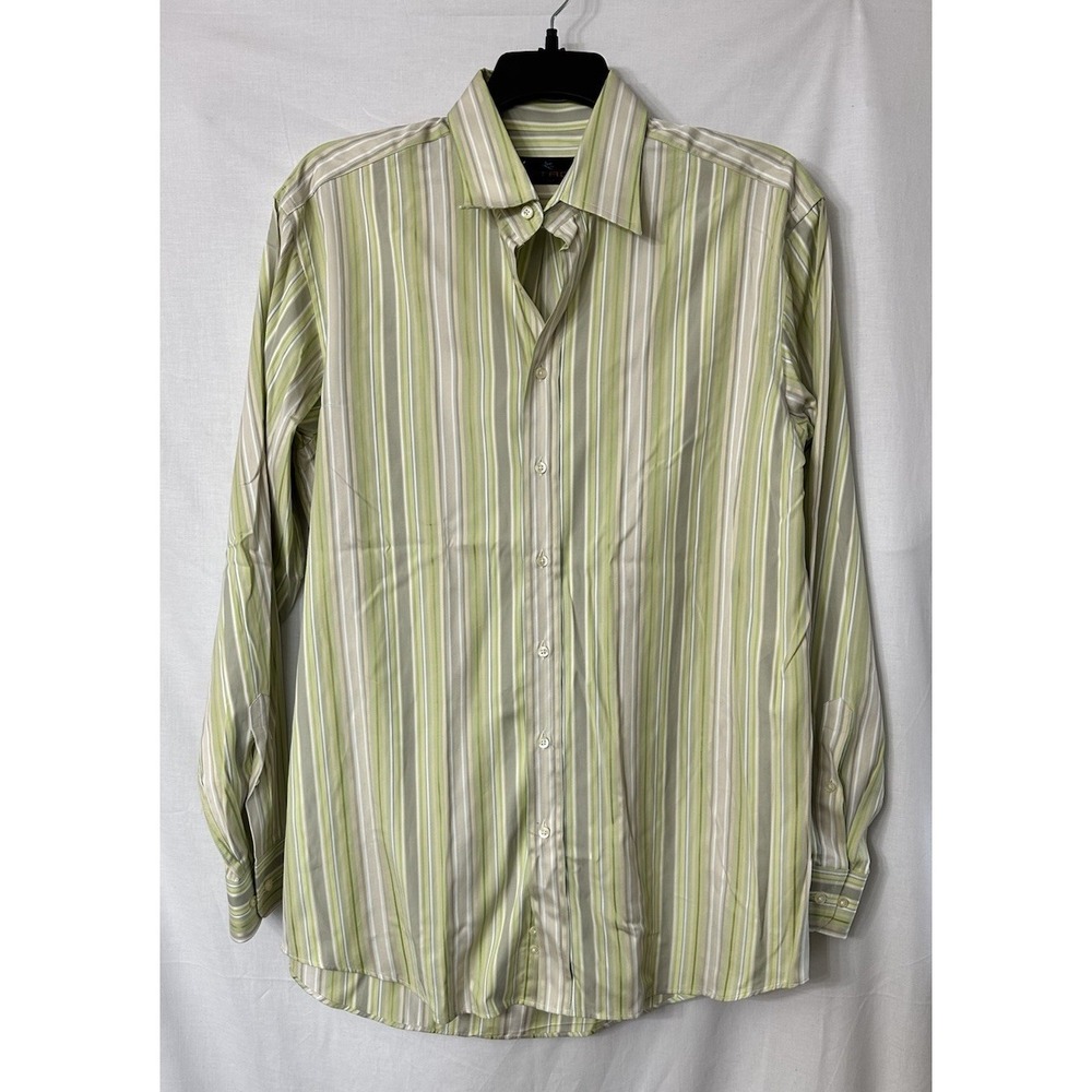 ETRO Milano Mens Long Sleeve Casual Dress Button Cotton Shirt Italy Size 40